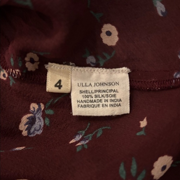 Ulla Johnson Silk Embroidered Top - Picture 6 of 6